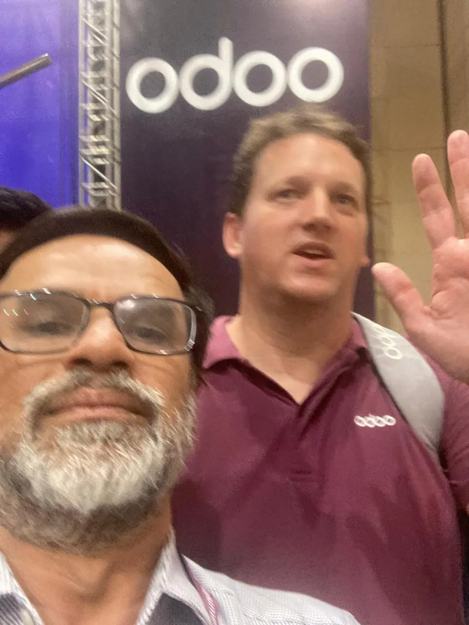 Selfie with ODOO CEO - Belgium - 2025 Meet
